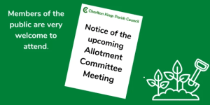 Allotments Committee Meeting - Monday 14th October 2024 at 7.00pm